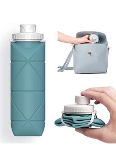 Buy Foldable Water Bottles Kids , Leakproof Valve  Reusable Bpa Free Collapsible Silicone Travel Water Bottle for Gym Camping Hiking Travel Sports  On-the-go in UAE