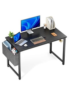 Buy Computer Desk 100cm Home Office Computer Writing Table, Laptop PC Table, Sturdy Home Office Table, Work Writing Desks with Storage Bag and Head phone Hook in Saudi Arabia