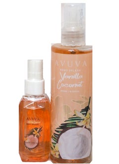 Buy Avuva Body Splash Vanilla Coconut 253 Ml + 55 ML Offer in Egypt