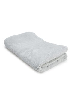 اشتري Al Karam Solid Zero Twist Dobby Terry Bath Sheet (Light Gray) في السعودية