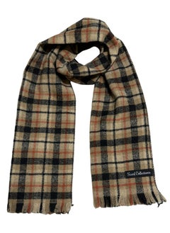 Buy Plaid Check/Carreau/Stripe Pattern Winter Scarf/Shawl/Wrap/Keffiyeh/Headscarf/Blanket For Men & Women - Small Size 30x150cm - P06 Camel in Egypt