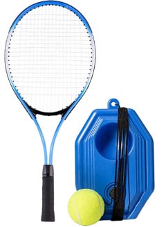 Buy Tennis Racket With Trainer For Adults & Children Rebound Ball Solo Set Training Equipment (Adult) in UAE