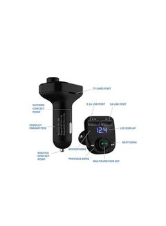 Buy MP3 Player Bluetooth X88A Car Support Connectivity FM Transmitter and Speaker with USB Charging in Egypt