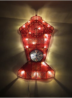 اشتري Small Luminous Ramadan Hanging Lantern Work By Battery For Ramadan Decoration في السعودية