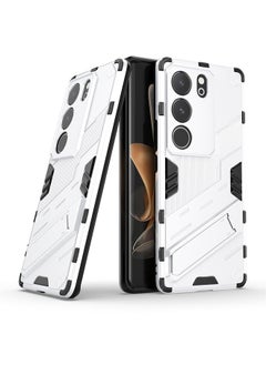 اشتري Phone Case Compatible with VIVO V29 5G/V29 Pro/S17/S17 Pro with Kickstand & Shockproof Military Grade Drop Proof Protection Sturdy Bumper Protective Back Cover في الامارات