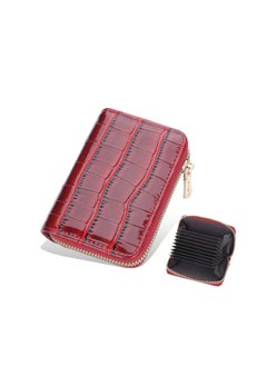 اشتري Leather Wallet Red في الامارات