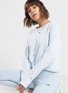 Buy Relaxed Linen Sweatshirt in Saudi Arabia