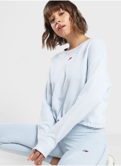 Buy Relaxed Linen Sweatshirt in UAE