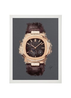 Buy Patek Philippe Nautilus Rose Gold Fine Art Poster With Frame 30x40 cm in UAE