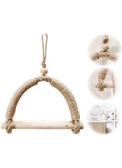 Buy Toilet Roll Holder, Antique Rope Style Jute Towel and Tissue Paper Roll Holder, Wall Mounted Toilet Paper Wood Roll Holder, Home Bathroom Kitchen Country House Retro Decoration, 1 Pcs in Saudi Arabia