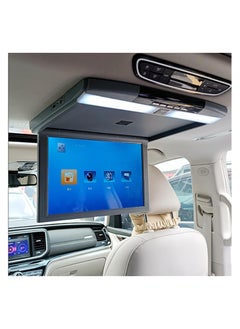 Buy 1080P Car Video Player, 22 Inch HD Wide Screen Car Overhead Roof Mounted Monitor Ultra-Thin Flip Down TV for Cars Support FM/IR/USB/SD/HDMI Input in UAE