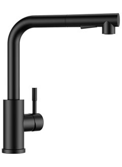 Buy Kitchen Taps Mixer for Sink with 360 Degree Spout Swivels Single Handle Two Spray Function Pull Out 40.6cm Flexible Hose in Saudi Arabia