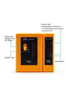 Buy RJ45 CAT5e CAT6e RJ11 RJ12 Ethernet Network LAN Wire Cable Tester Testing Tool in Egypt