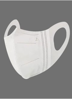 Buy 3D mask 4 layer protecton(White) in UAE