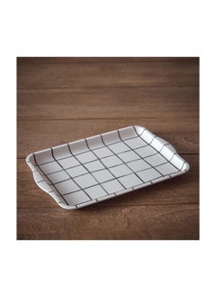 اشتري Checkered Cosmos Tray 30 x 2 x 20 cm في الامارات