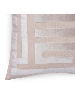 Buy Rawiya Calligraphy Filled Cushion 50X50Cm - Beige in UAE