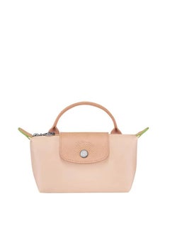 Buy LE PLIAGE ORIGINAL POUCH WITH HANDLE & RECYCLED CANVAS CROSSBODY BAG - Pink in Saudi Arabia