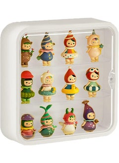 Buy Clear Display Case for Figures,Wall-Mounted Doll Storage Box,Adjustable Display Stand Clear Acrylic Display Box with Door Dust and Moisture Proof Suitable for Lego Collectibles Action Figures in Saudi Arabia