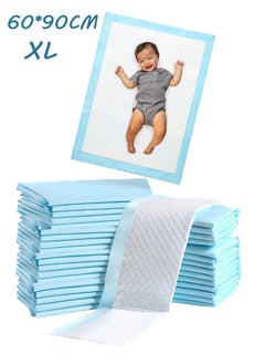 Buy 60*90CM Changing Diaper Pads Disposable Baby Diapers 5-Layer Protection Ventilation Waterproof Leak Proof Rapid Drying Blue Hospital Pad in Saudi Arabia