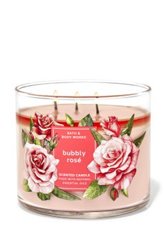 اشتري Bubbly Rose candle with three wicks 411g في مصر