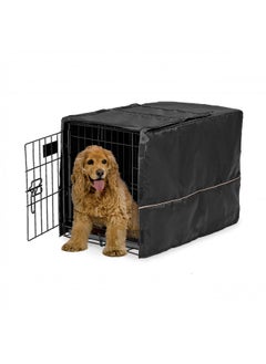 Buy MidWest Homes for Pets Dog Crate Cover, Privacy Dog Crate Cover Fits MidWest Dog Crates, Machine Wash & Dry Black 30-Inch in UAE