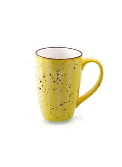 اشتري Decorative Porcelain Yellow Tea - Coffee Mug في الامارات