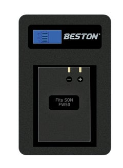 Buy Beston Charger for Sony FW50 Battery: Designed for Sony FW50 batteries, ensuring efficient and reliable charging for Sony camera users. in Egypt