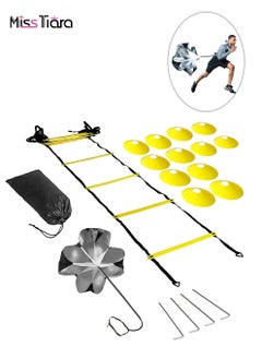 Buy Speed Agility Training Ladder Kit to Improve Footwork Any Sport in UAE