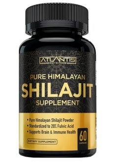 Buy Pure Himalayan Shilajit Dietary Supplement - 60 Capsules in Saudi Arabia