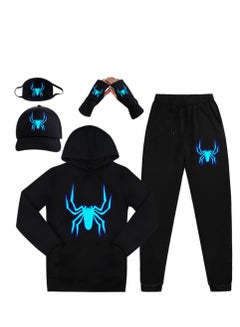 Buy SpiderMan Pullover Zip Sweatshirt Long Hoodie Jacket Set in Saudi Arabia
