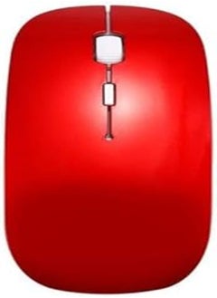 Buy Hot 1600dpi Wireless Bluetooth-compatible Mouse USB Silent Mice For Android Windows Tablet Laptop Notebook PC 2.4GHz Red in Egypt