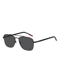 Buy Men's UV Protection Rectangular Sunglasses - Hg 1269/S Black Millimeter - Lens Size: 57 Mm in Saudi Arabia