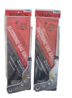 Buy 2 Pieces Spark-L Electronic Gas Igniter Silver in Saudi Arabia