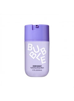 Buy Bubble Skincare Over Night Hydrating Sleep Mask - Gentle Exfoliating Overnight Face Mask for Skin Barrier Repair - Formulated with Mandelic Acid & Sodium PCA to Hydrate, Brighten & Soothe Skin (50ml) in UAE