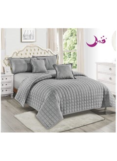 Buy Summer Compact Cotton Duvet Set For One And A Half 4 Pieces in Saudi Arabia