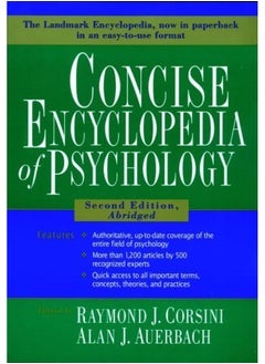 اشتري Concise Encyclopedia of Psychology في الامارات