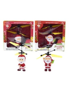 Buy Santa Claus Christmas Ornament Hand Operated Flying Drone in Saudi Arabia