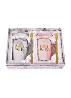 اشتري Dreamons Link Mr And Mrs Coffee Mug Set Multicolour في الامارات