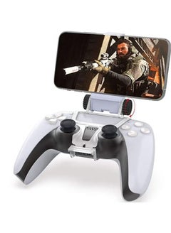 Buy Phone Mount Clip for PS5/PS5 Slim Controller, Controller Mobile Gaming Clip,for iPhone, Android with PS Remote Play Adjustable Holder Accessories Remote Stream Gaming in Saudi Arabia