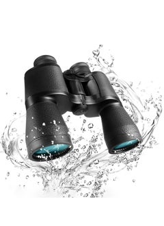 اشتري 20x50 HD Binoculars for Adults High Powered Professional Waterproof/Compact Binoculars Durable & Clear BAK4 Prism FMC Lens,Bird Watching Binoculars for Adults Outdoor Sports Travel Hunting في الامارات