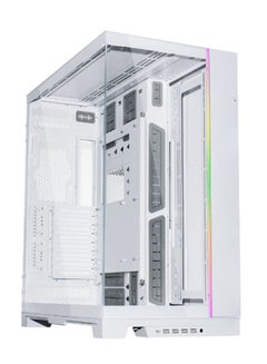 Buy Lian Li O11 Dynamic EVO XL Full Tower Computer Case, Up to 420mm Radiator Support & 11x Fans, 3.5mm Jack, USB-A 3.2x4, USB-C 3.2 I/O Ports, White|O11DEXL-W in UAE
