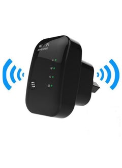 Buy M MIAOYAN Repeater WiFi Signal Amplifier Wireless Network Amplifier Through Wall Router Extender Black in Saudi Arabia