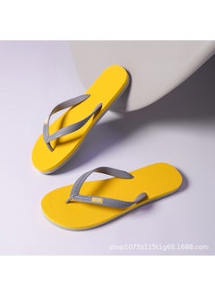 Buy 2024 Summer Mens Flip Flops Lightweight Non-SlipOrange Gray Orange Gray in Saudi Arabia