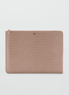 Buy Crocodile-Effect Laptop Case in UAE