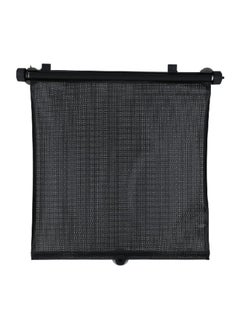 Buy Breathable PVC Roller Car Sun Shade Black 150 x 90 cm in Saudi Arabia