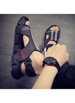 Buy New Summer Sandals Fashionable Men's Beach Men's Shoes Sandals Casual Youth Outdoor Sports Dual-purpose Men's Shoes in Saudi Arabia