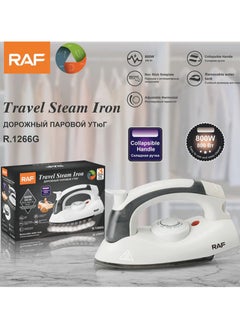 Buy Folding Travel Household Steamer Steam Iron Handheld Mini Iron Handheld Garment Steamer Portable Travel Electric Iron Steamer in UAE