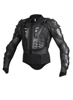 اشتري Motorcycle Body Protective Jacket Armor Motocross Riding Protective Gear,ATV Dirt Bike Chest Spine Protector (Size L, Black) في السعودية