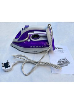 Buy Steam Iron For Clothes With New Powerful Steam Technology And Non-Stick Ceramic Soleplate Auto Shut Off Function 3000 Watts in Saudi Arabia