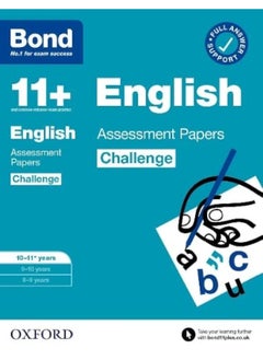 اشتري Bond 11+: أوراق تقييم تحدي اللغة الإنجليزية Bond 11+ 10-11 سنة في الامارات